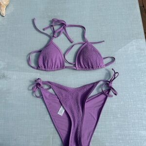 Aerie Purple Bikini Set